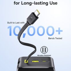 BASEUS 30000 mAh, 22.5W + вграден кабел Type-C, EnerFill FC51 Bipow 2 Pro /черен/ – E0028100