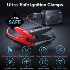 BASEUS Car Jump Starter/Power Bank 8000A, 20000 mAh, Super Energy Max /черен/ – C0120500