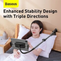 BASEUS Холдер Adjustable Long Arm Lazy за прикрепяне към бюро (таблет/телефон) /черен/ – LUZQ000013