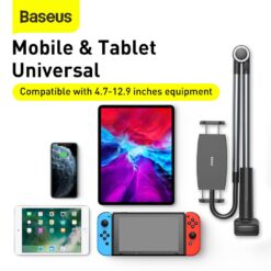BASEUS Холдер Adjustable Long Arm Lazy за прикрепяне към бюро (таблет/телефон) /черен/ – LUZQ000013