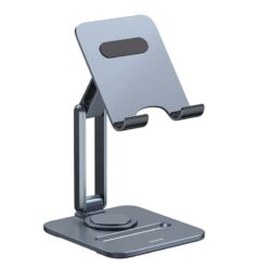 BASEUS Холдер Biaxial Metal Stand за бюро (таблет/телефон) /сив/ –  B10431801811-00
