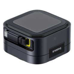 BASEUS Холдер + Charging station PicoGo Qi2 + вграден кабел C + кабел C-C за бюро /черен/ – P10276800123-00