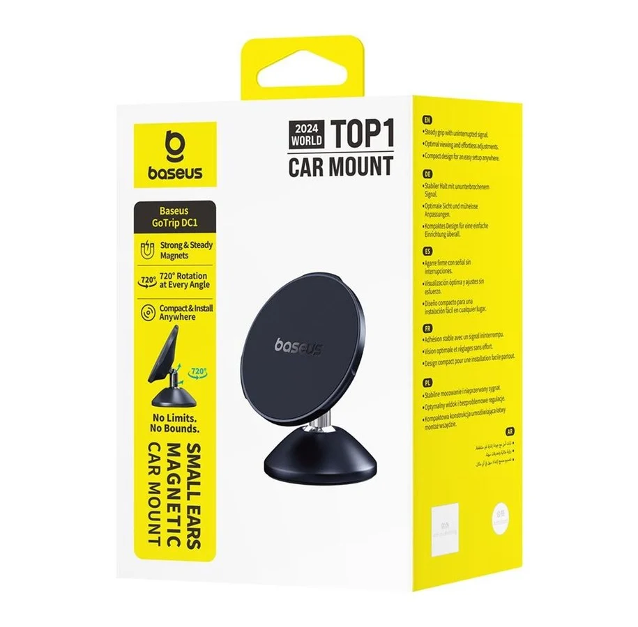 BASEUS Холдер GoTrip DC1 Smallers с лепяща основа /черен/ – C0013400