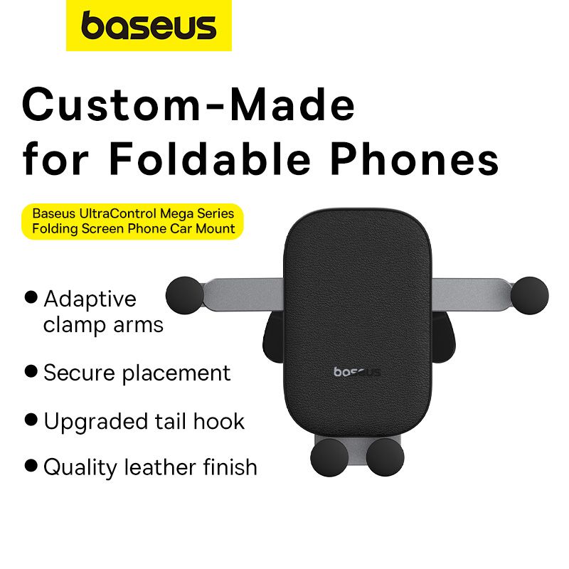 BASEUS Холдер Gravity UltraControl Mega – Z Fold Series за прикрепяне /черен/ – C40465400111-00