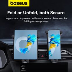 BASEUS Холдер Gravity UltraControl Mega – Z Fold Series за прикрепяне /черен/ – C40465400111-00