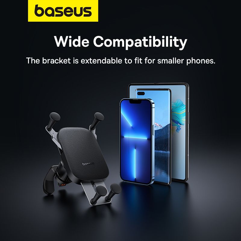 BASEUS Холдер Gravity UltraControl Mega – Z Fold Series за прикрепяне /черен/ – C40465400111-00