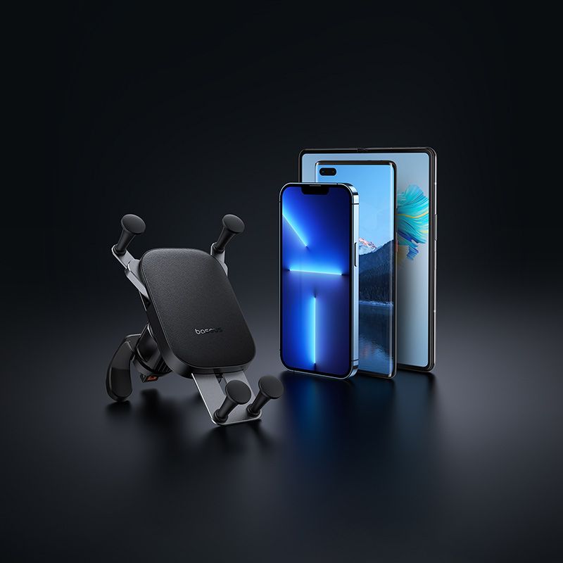 BASEUS Холдер Gravity UltraControl Mega – Z Fold Series за прикрепяне /черен/ – C40465400111-00
