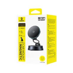 BASEUS Холдер Wireless 15W PrimeTrip VC2 Flex Pro Manual rotating с вакуум /черен/ – C0013F01