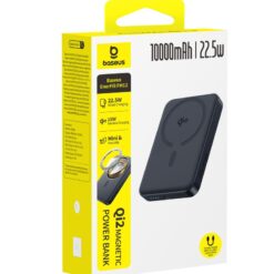 BASEUS Power Bank 10000 mAh, 22.5W, Magnetic Qi2 EnerFill FM12 /черен/ – E0028500