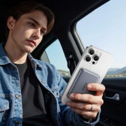 BASEUS Power Bank 5000 mAh 20W,PicoGo AM31 Ultra-mini Qi2 Magnetic + стойка /графит/ -P1007680B813-00