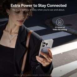 BASEUS Power Bank 5000 mAh 20W,PicoGo AM31 Ultra-mini Qi2 Magnetic + стойка /графит/ -P1007680B813-00