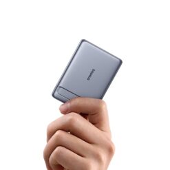 BASEUS Power Bank 5000 mAh 20W,PicoGo AM31 Ultra-mini Qi2 Magnetic + стойка /графит/ -P1007680B813-00