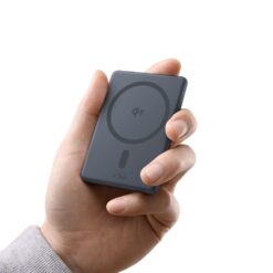 BASEUS Power Bank 5000 mAh 20W,PicoGo AM31 Ultra-mini Qi2 Magnetic + стойка /графит/ -P1007680B813-00