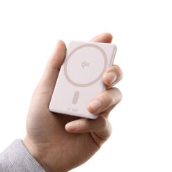 BASEUS Power Bank 5000 mAh 20W,PicoGo AM31 Ultra-mini Qi2 Magnetic + стойка /розов/ – P1007680B453-00