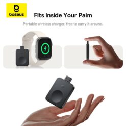 BASEUS Преносимо зарядно устройство Apple Watch MagPro /черен/ – P10264106123-00