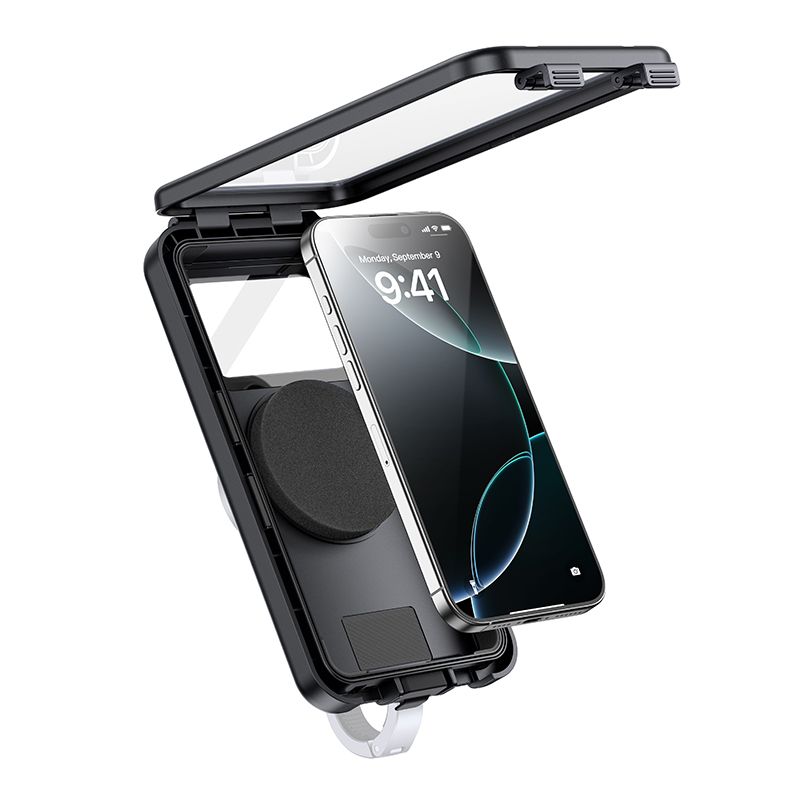 BASEUS PrimeTrip VB1 RainShield Bicycle handlebar case (мотор/велосипед) за прикрепяне /черен/ – C0013D01
