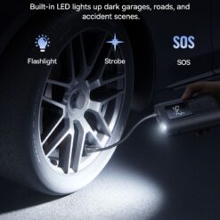 BASEUS Wireless Компресор GoTrip VA1 Super Mini Cordless Inflator Pump 22-Cylinder /черен/ – C0119601