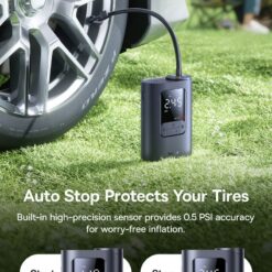 BASEUS Wireless Компресор GoTrip VA1 Super Mini Cordless Inflator Pump 22-Cylinder /черен/ – C0119601