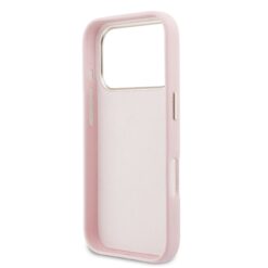 GUESS Калъф Apple iPhone 17 Pro, PU 4G Resin Metal Logo /розов/ – GUHCP17L5PS4RGGP