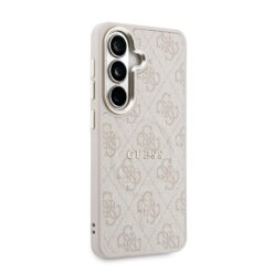 GUESS Калъф Samsung S26 Plus, PU Leather 4G Gold Frame MagSafe /розов/ – GUHMS26MP4MSEGCP
