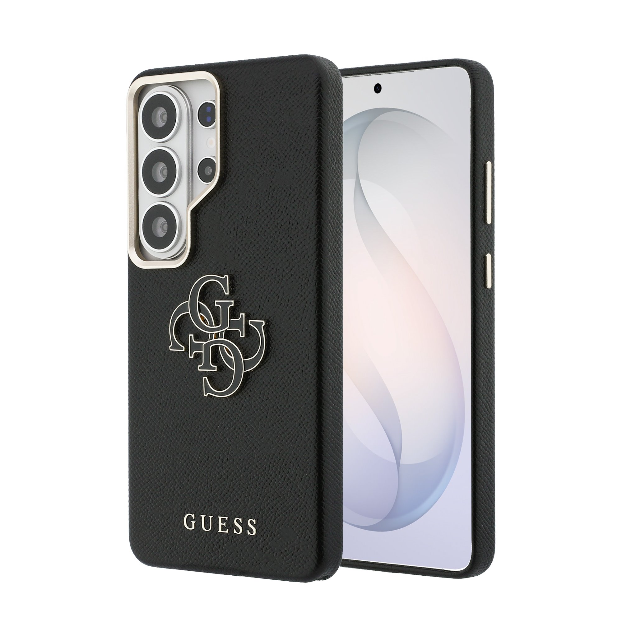 GUESS Калъф Samsung S26 Ultra, PU 4G Resin Metal Logo /черен/ – GUHCS26L5PS4RGGK