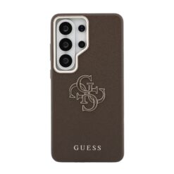 GUESS Калъф Samsung S26 Ultra, PU 4G Resin Metal Logo /кафяв/ – GUHCS26L5PS4RGGW