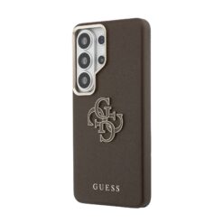 GUESS Калъф Samsung S26 Ultra, PU 4G Resin Metal Logo /кафяв/ – GUHCS26L5PS4RGGW