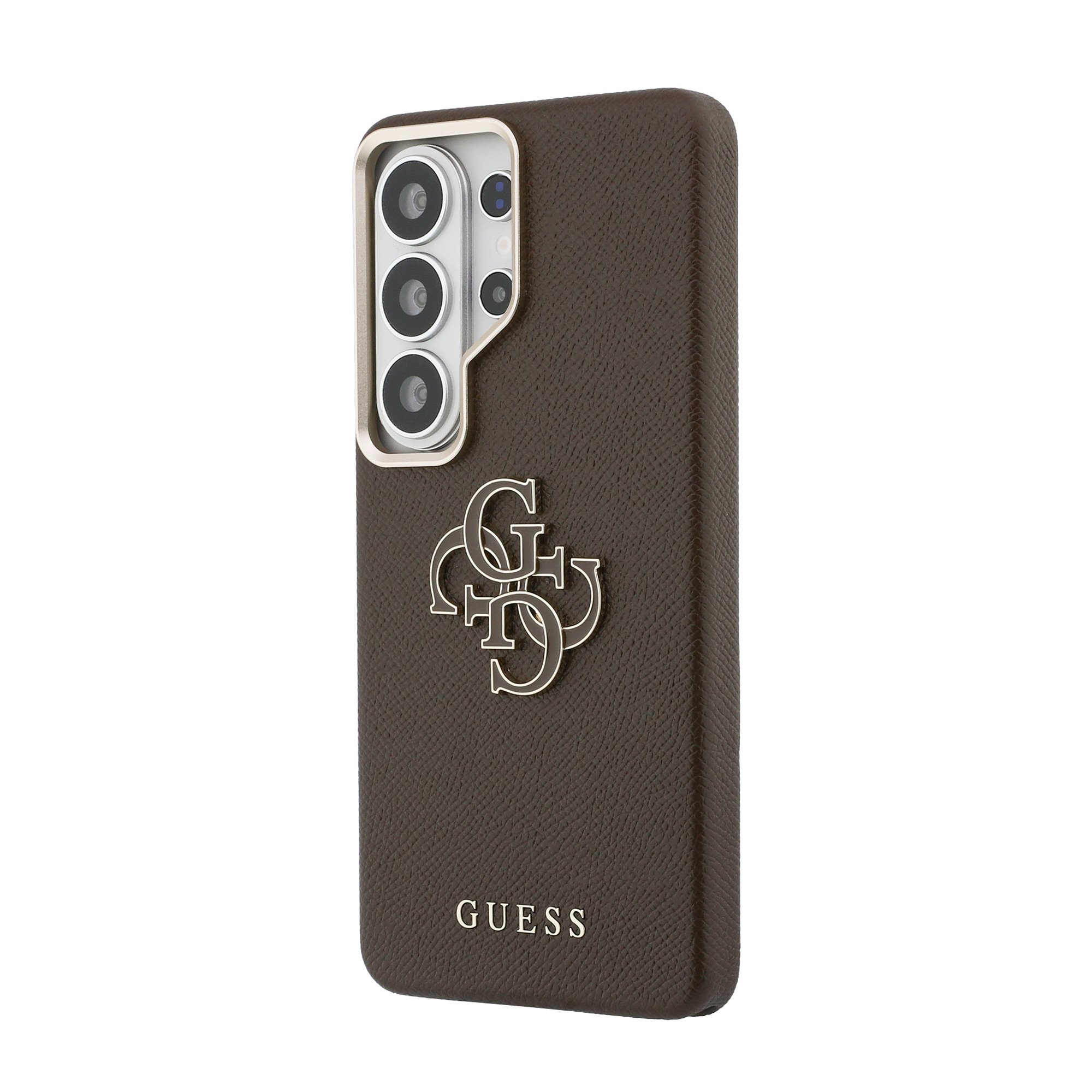 GUESS Калъф Samsung S26 Ultra, PU 4G Resin Metal Logo /кафяв/ – GUHCS26L5PS4RGGW