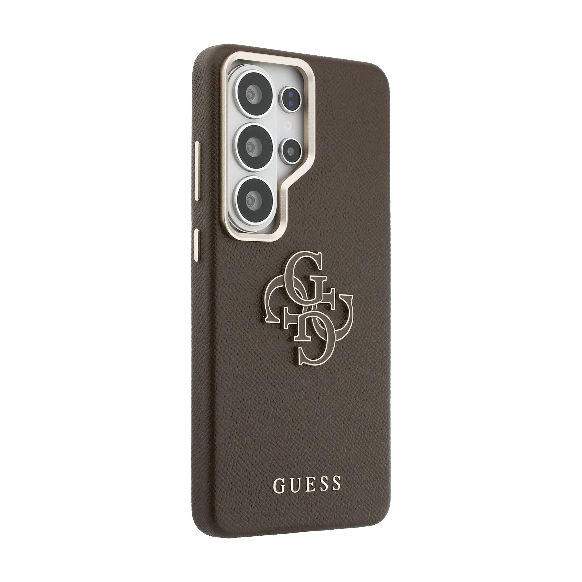 GUESS Калъф Samsung S26 Ultra, PU 4G Resin Metal Logo /кафяв/ – GUHCS26L5PS4RGGW