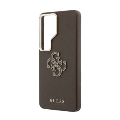 GUESS Калъф Samsung S26 Ultra, PU 4G Resin Metal Logo /кафяв/ – GUHCS26L5PS4RGGW