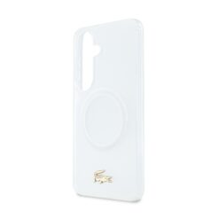 LACOSTE Калъф Samsung S26, PC/TPU Frosted Finish Gold Logo MagSafe /бял/ – LCHMS26SUFWAH