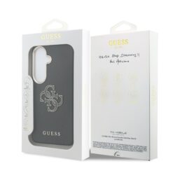 GUESS Калъф Samsung S26 Plus, PU 4G Resin Metal Logo Case /черен/ – GUHCS26M5PS4RGGK