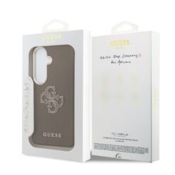 GUESS Калъф Samsung S26 Plus, PU 4G Resin Metal Logo Case /кафяв/ – GUHCS26M5PS4RGGW