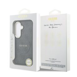 GUESS Калъф Samsung S26 Plus, PU Leather 4G Gold Frame MagSafe /черен/ – GUHMS26MP4MSEGCK