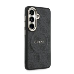 GUESS Калъф Samsung S26 Plus, PU Leather 4G Gold Frame MagSafe /черен/ – GUHMS26MP4MSEGCK