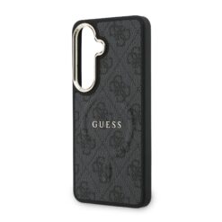 GUESS Калъф Samsung S26 Plus, PU Leather 4G Gold Frame MagSafe /черен/ – GUHMS26MP4MSEGCK