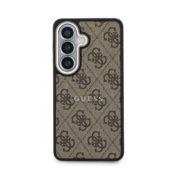 GUESS Калъф Samsung S26 Plus, PU Leather 4G Gold Frame MagSafe /кафяв/ – GUHMS26MP4MSEGCW