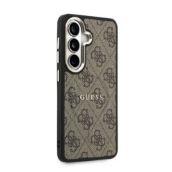 GUESS Калъф Samsung S26 Plus, PU Leather 4G Gold Frame MagSafe /кафяв/ – GUHMS26MP4MSEGCW