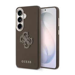 GUESS Калъф Samsung S26, PU 4G Resin Metal Logo Case /кафяв/ – GUHCS26S5PS4RGGW
