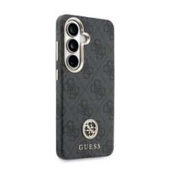 GUESS Калъф Samsung S26, PU Leather 4G Strass Logo Gold Frame MagSafe /черен/ – GUHMS26SP4GRMDEK