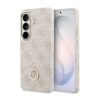 GUESS Калъф Samsung S26, PU Leather 4G Strass Logo Gold Frame MagSafe /розов/ – GUHMS26SP4GRMDEP