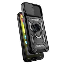 Калъф ARMOR CamSlide Удароустойчив Honor 400 Smart/ X7d 4G/5G /черен/