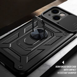 Калъф ARMOR CamSlide Удароустойчив Samsung S25 Ultra /черен/