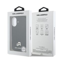 Karl Lagerfeld Калъф Apple iPhone 17, PU K/C Heads Pins MagSafe /черен/ – KLHMP17S6PFKCLK