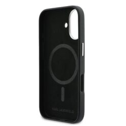 Karl Lagerfeld Калъф Apple iPhone 17, PU K/C Heads Pins MagSafe /черен/ – KLHMP17S6PFKCLK