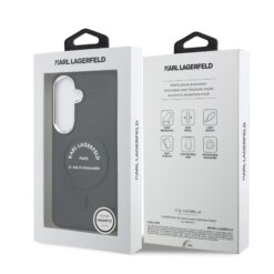Karl Lagerfeld Калъф Samsung S26, PU RSG Logo MagSafe /черен/ – KLHMS26SPSKRSGEK