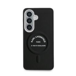 Karl Lagerfeld Калъф Samsung S26, PU RSG Logo MagSafe /черен/ – KLHMS26SPSKRSGEK