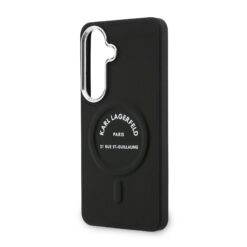Karl Lagerfeld Калъф Samsung S26, PU RSG Logo MagSafe /черен/ – KLHMS26SPSKRSGEK