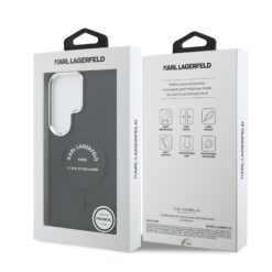 Karl Lagerfeld Калъф Samsung S26 Ultra, PU RSG Logo MagSafe /черен/ – KLHMS26LPSKRSGEK