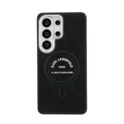 Karl Lagerfeld Калъф Samsung S26 Ultra, PU RSG Logo MagSafe /черен/ – KLHMS26LPSKRSGEK
